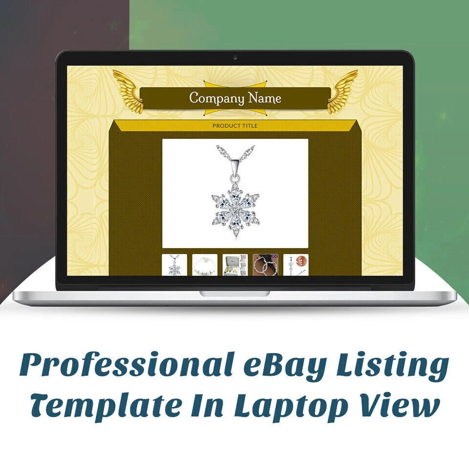 Professional eBay Mobile Responsive eBay Listing Template Auction Template
