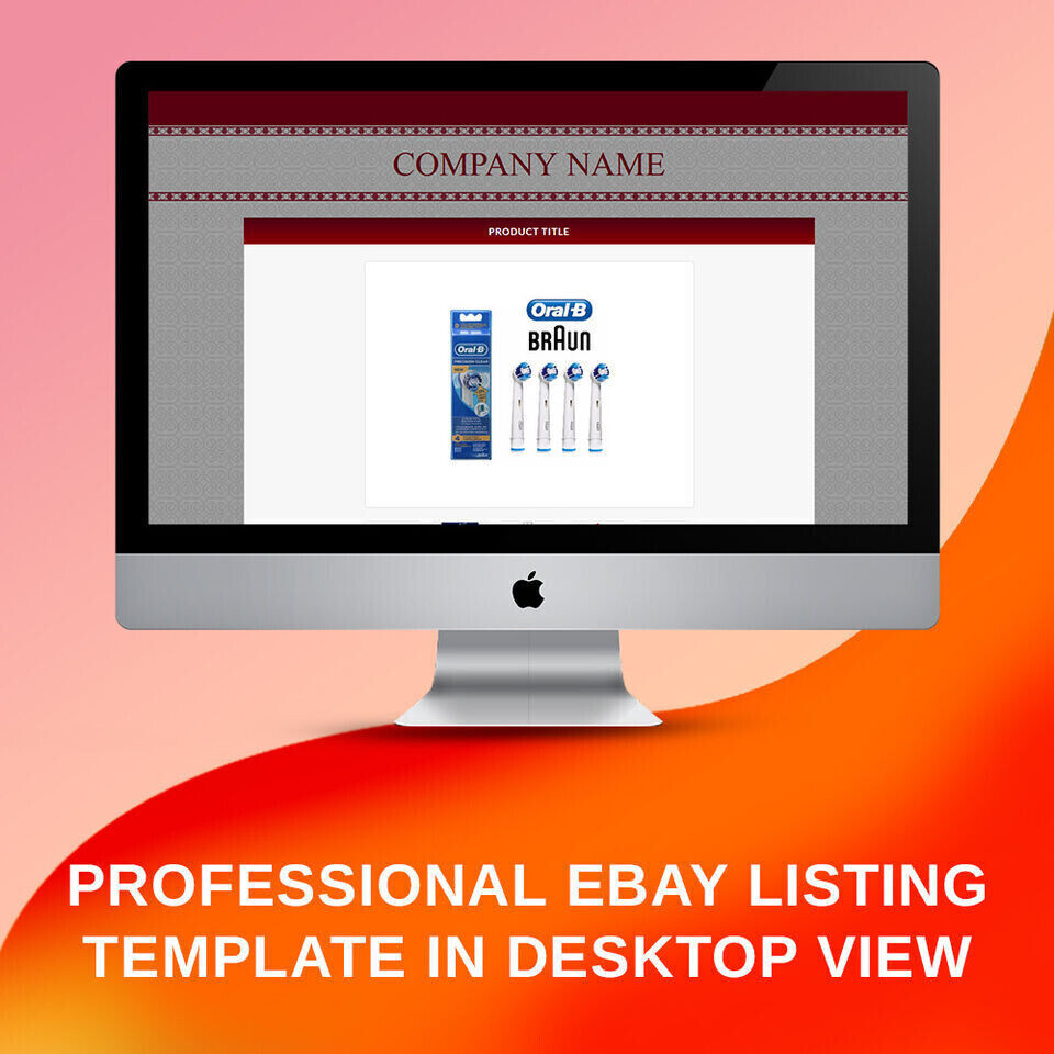 eBay Templates Mobile Responsive eBay Listing Auction Template 2019 Ready