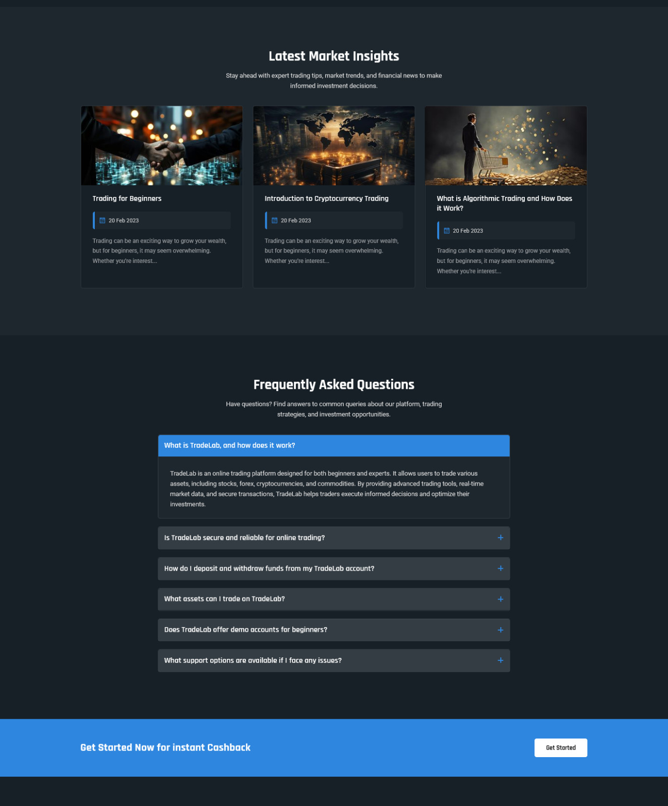 MarketFlow – Crypto Trading PHP Platform | Responsive | Laravel Admin Panel