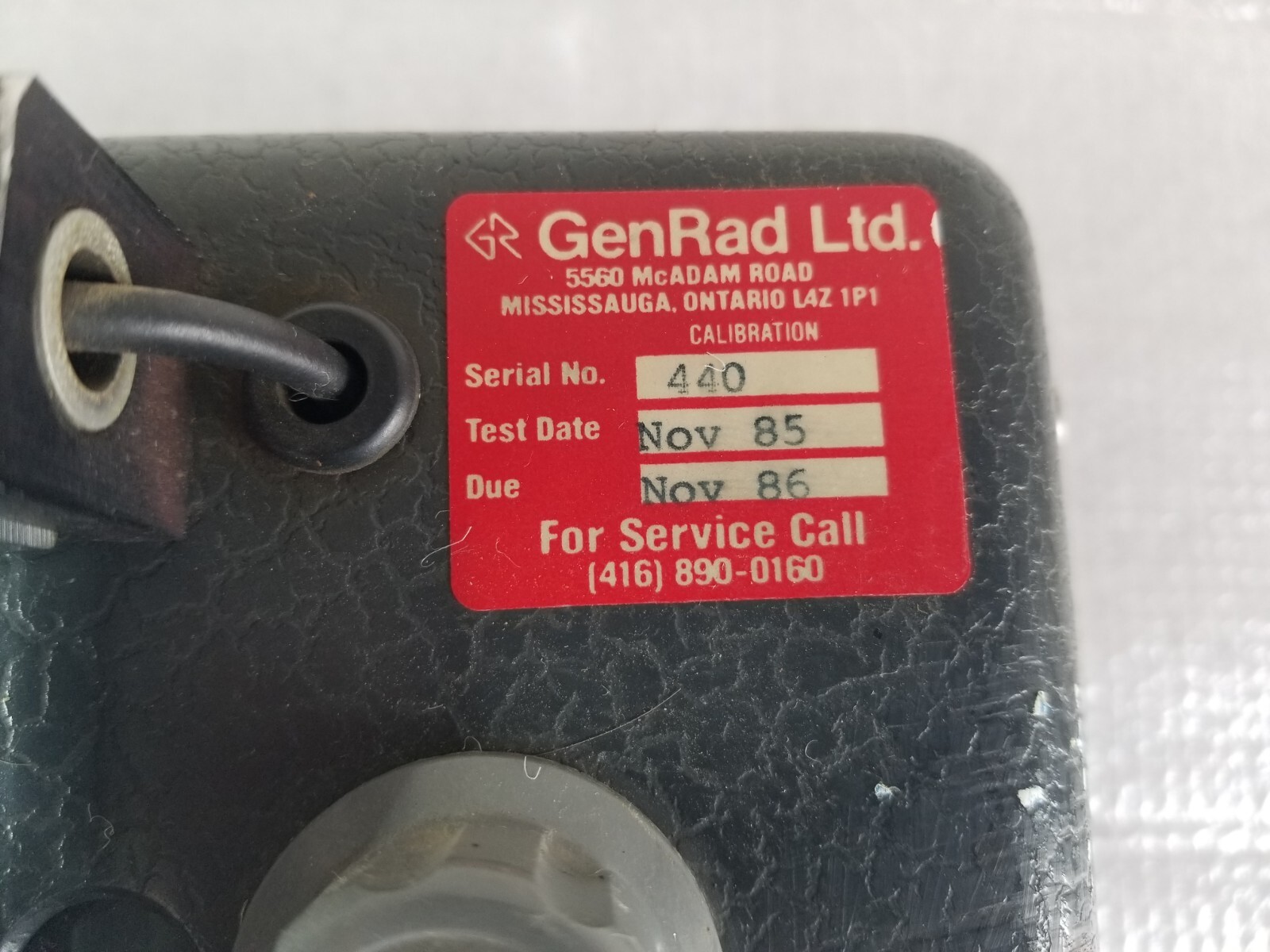 GENERAL RADIO COMPANY 1551-B SOUND LEVEL METER no power supply