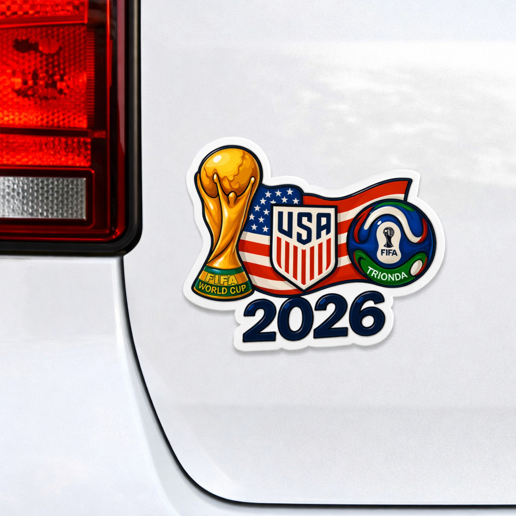 FIFA World Cup 2026 USA Sticker Pack – 6 pcs | High Quality Glos
