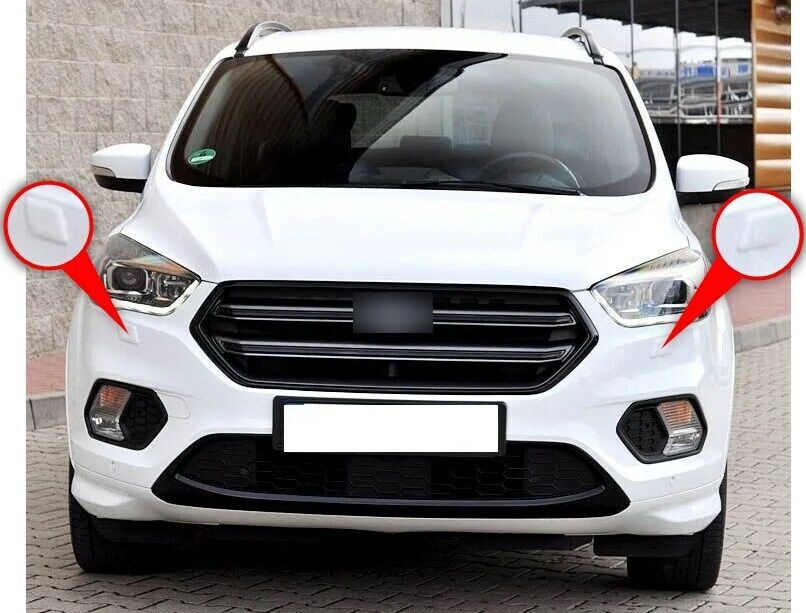 FIT TO FORD KUGA II MK2 FL FRONT WASHER HEADLIGHT NOZZLE COVER BUMPER LH+RH