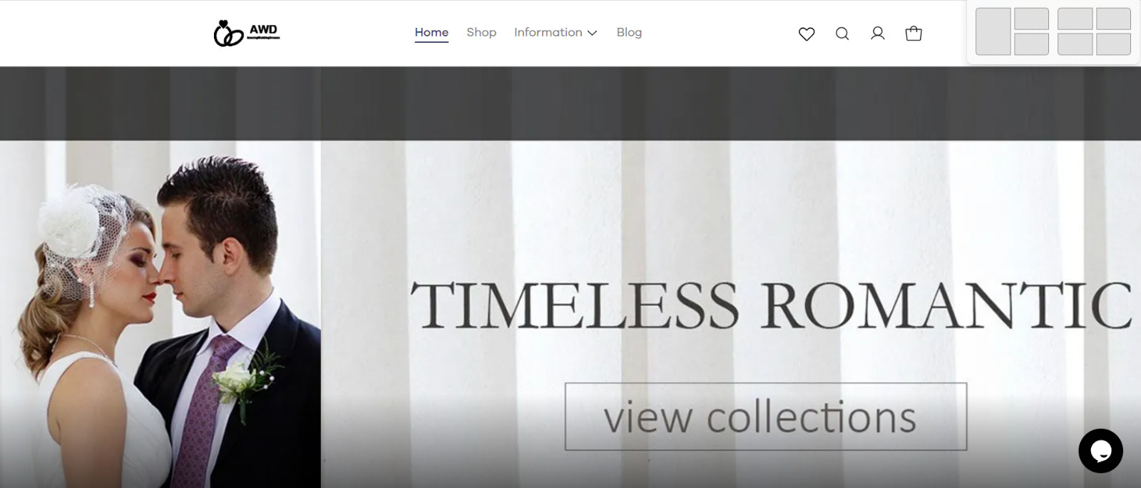 AmazingWeddingDresses.com – Your New Wedding Business Includes 12 Months Hosting