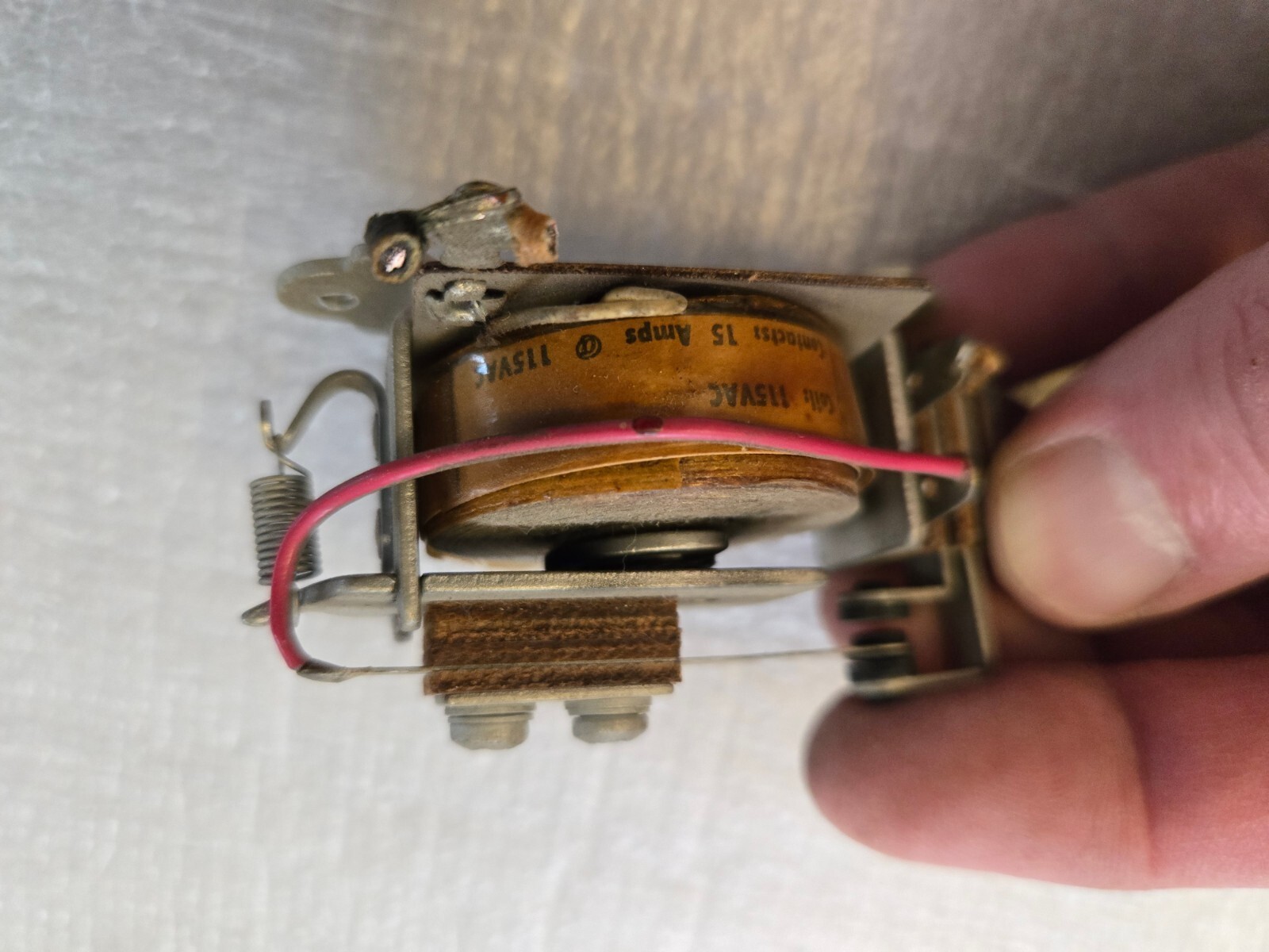 Vintage Two pole electrical mechanical Phillips-Advance relay 115VAC 15AMP