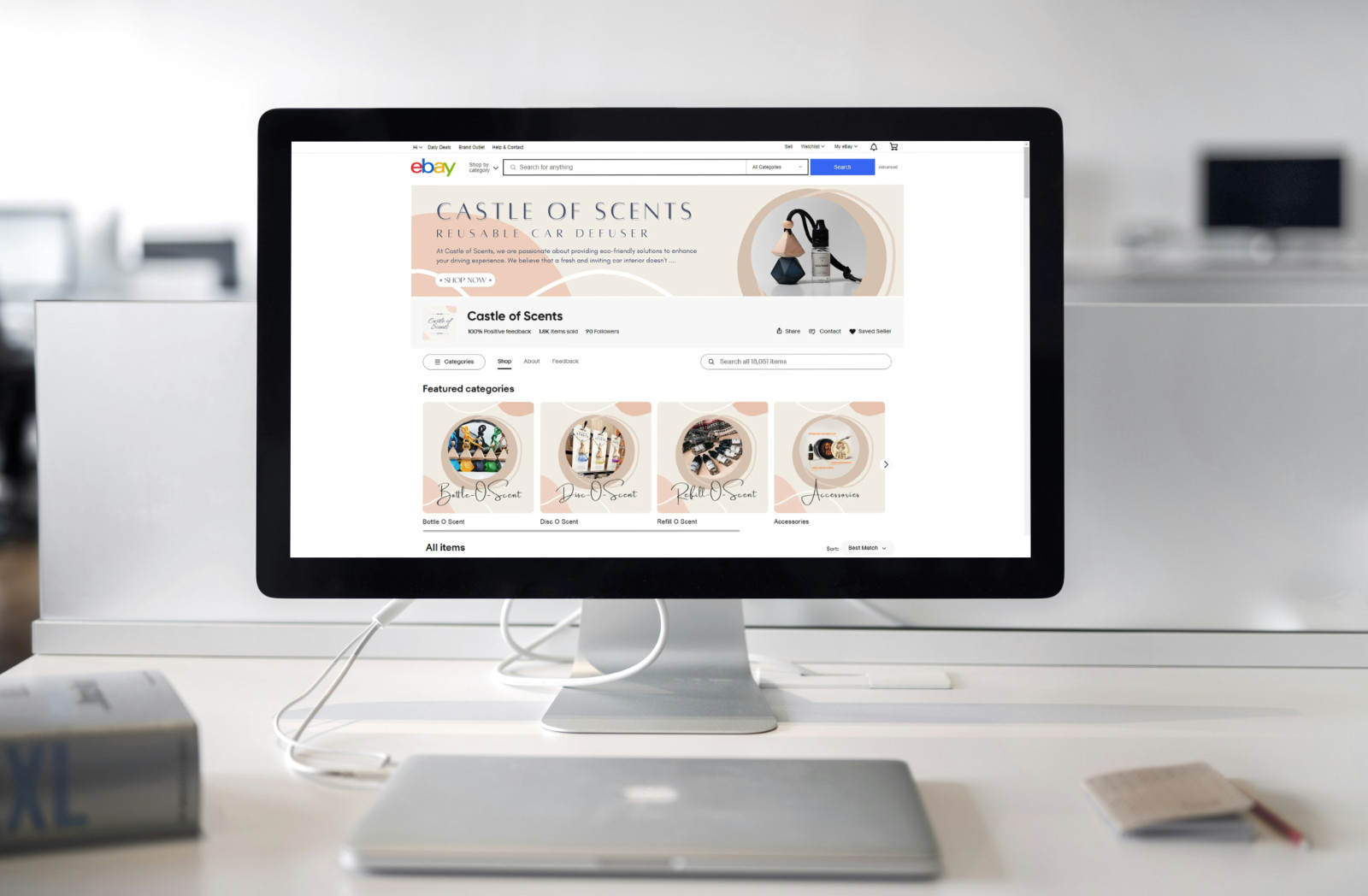 Ebayvorlage 2024 Verkaufsvorlage Responsive Template Design Orange + free Editor