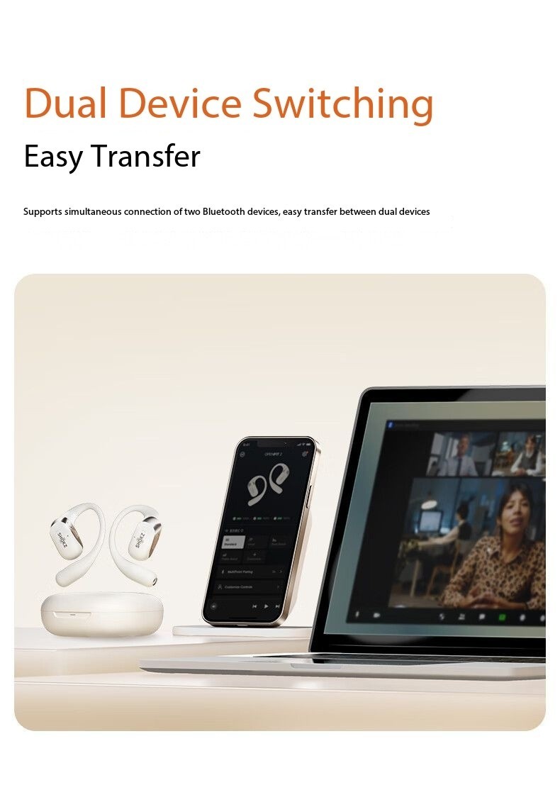 Shokz OpenFit 2 (T920) True Wireless Bluetooth Earphones