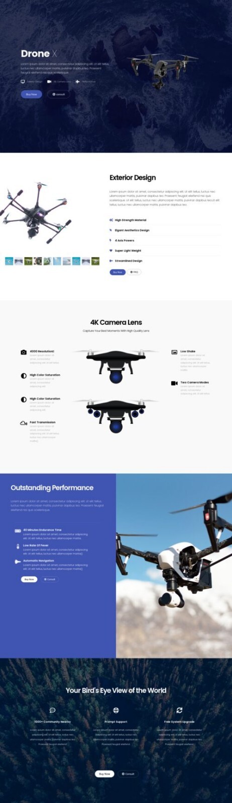 Beautiful Elementor Templates 18 , WordPress, Mobile Responsive, Slider Website.