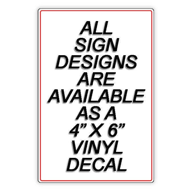 No Semi Truck Parking Sign / Decal / Warning Stop Reserved Towed Snp059 /