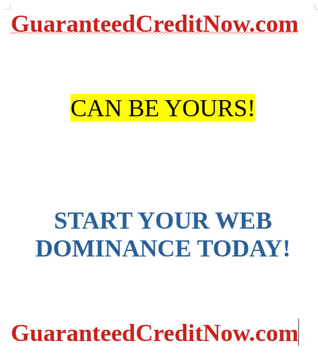 GuaranteedCreditNow.com Domain Name – Premium.com Domain. One Owner 20+ Yrs