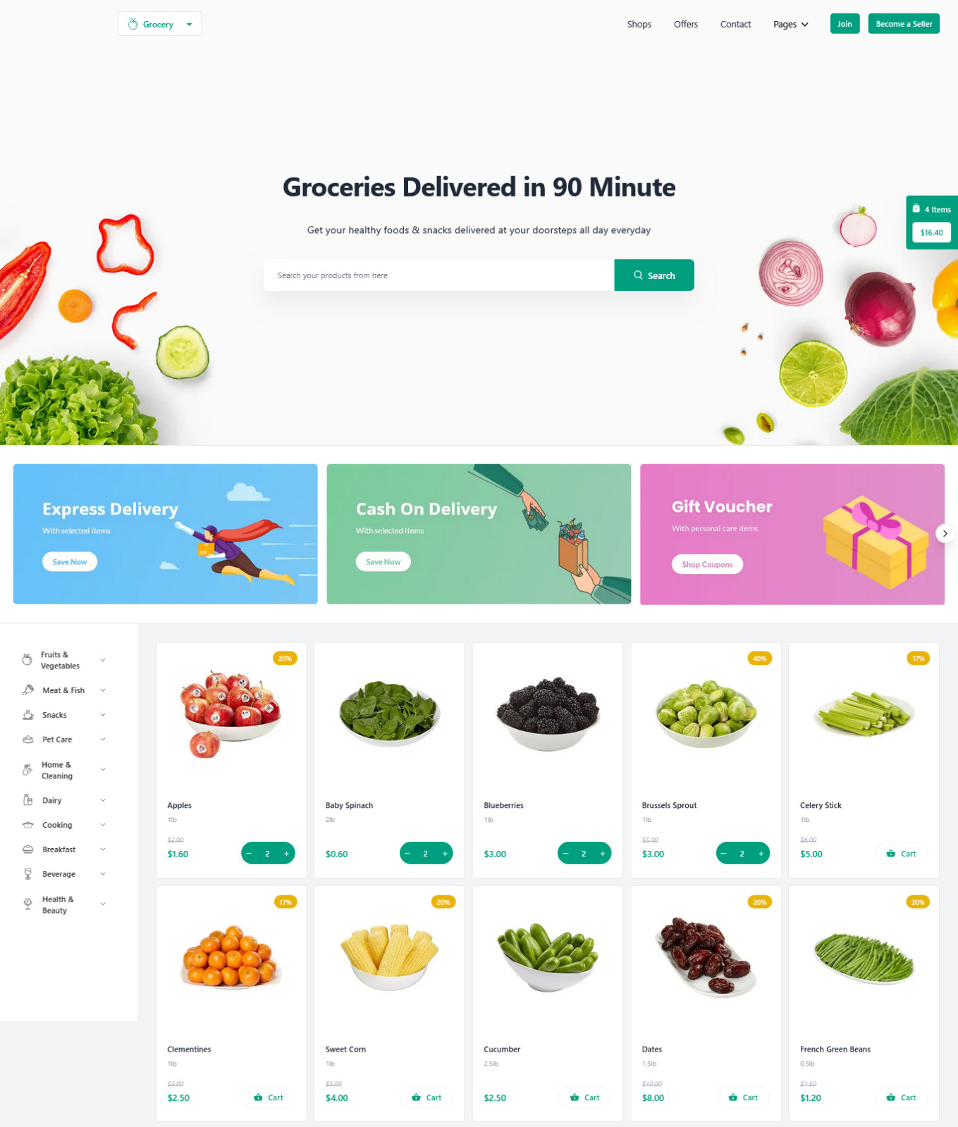 DailyGrocery – Multivendor Laravel Ecommerce | React, NextJS, GraphQL, REST API