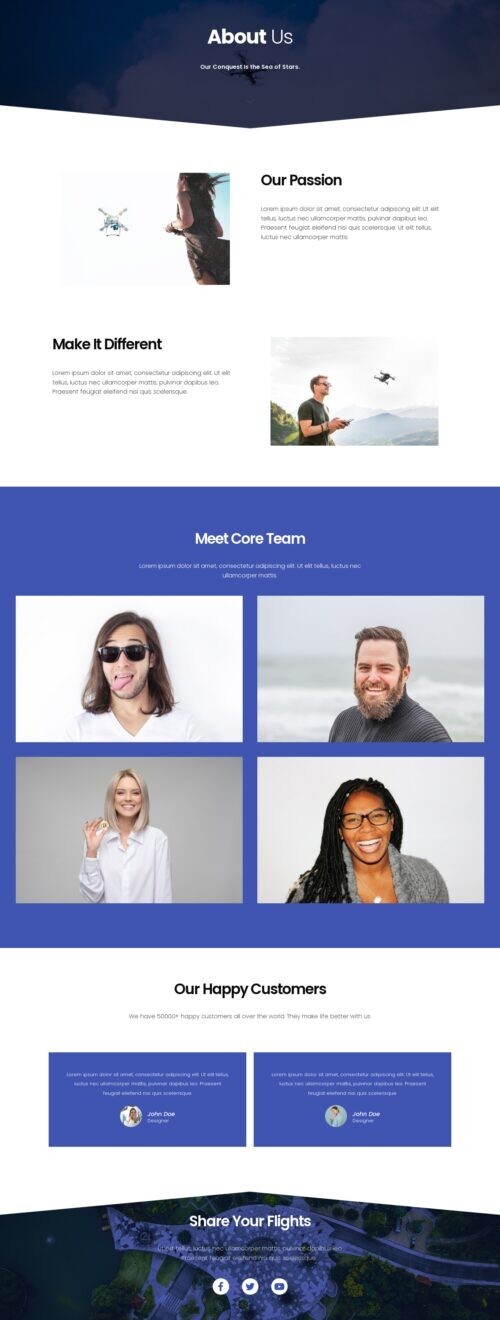 Beautiful Elementor Templates 18 , WordPress, Mobile Responsive, Slider Website.
