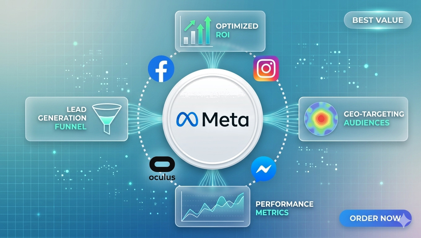 Facebook Meta Ads Advertising Setup & Optimization Marketing. 24 Yrs of XP