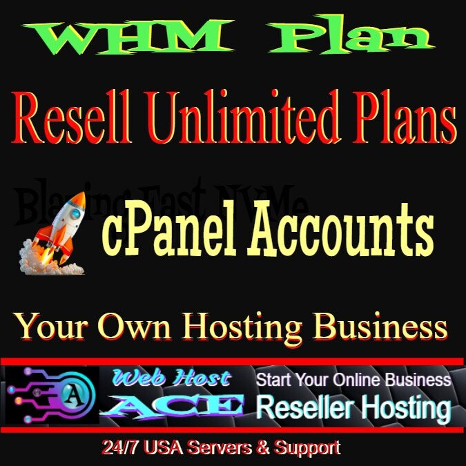 WHM Reseller Hosting Free SSL Fast SSD USA Servers 24/7 Support Whitelabel 2