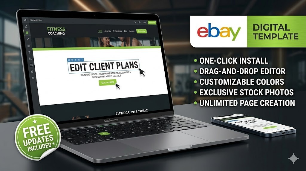 Turnkey Fitness Coach Website | Fully Built Personal Trainer Business & Booking