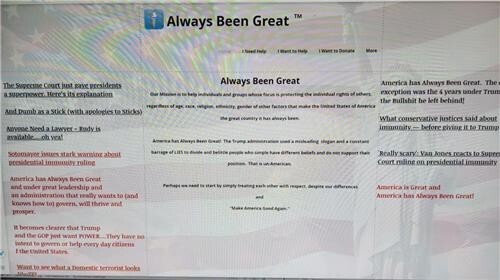 AlwaysBeenGreat.org Website and Domain – Great for 2026 or 2028 Elections