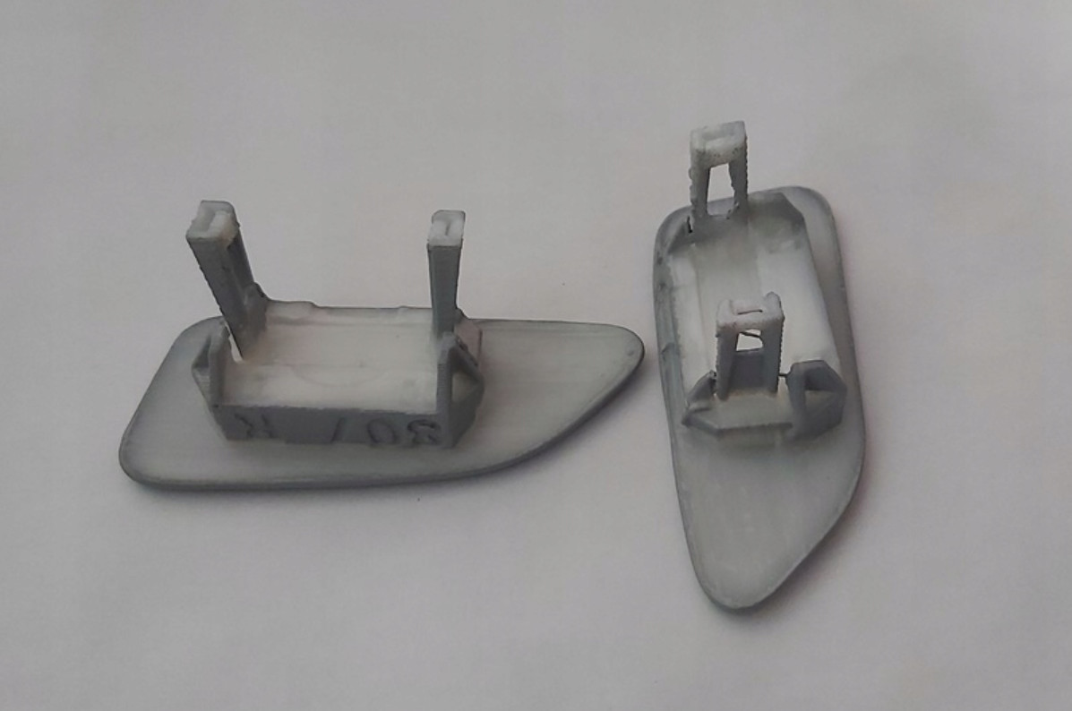 FIT TO PEUGEOT 807 FRONT WASHER HEADLIGHT NOZZLE COVER BUMPER RIGHT