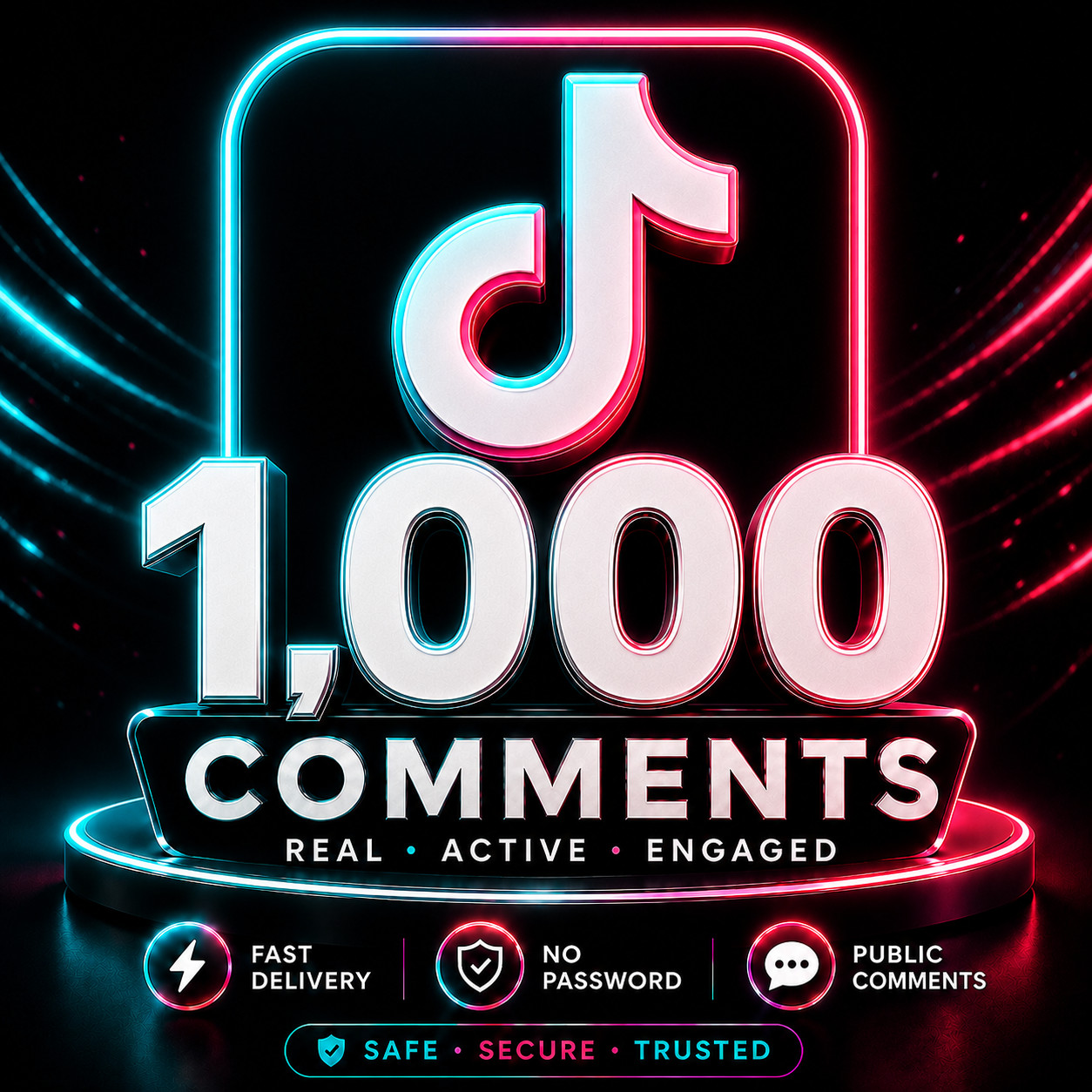 1000 Custom Comments