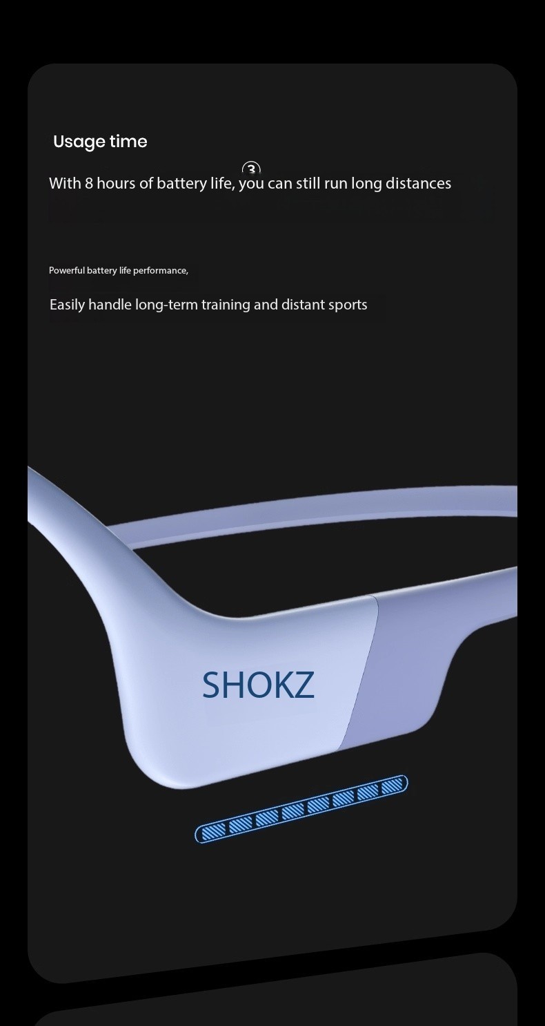 Shokz OpenRun Air S803 Bone Conduction Wireless Bluetooth Sports Earphones