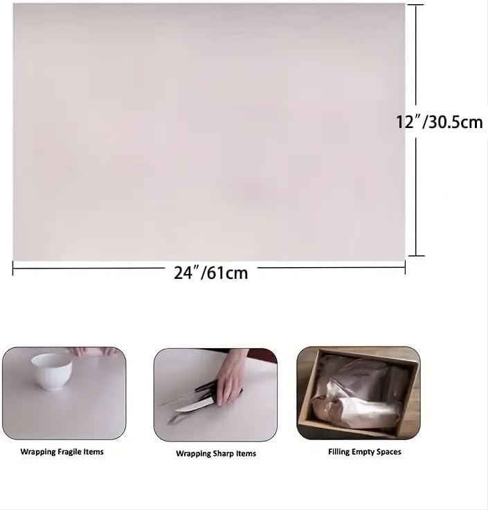 100 Sheets Packing Paper for Moving 12x24in Newsprint Wrapping for Dishes Glass