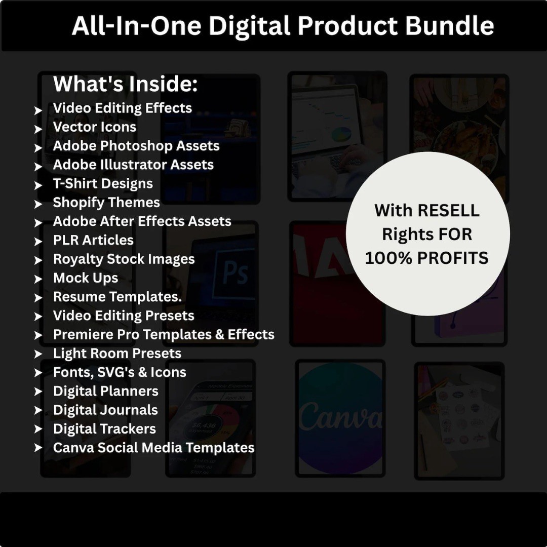 100M+ Digital Products Bundle: Planners, Ebooks, Reels & More for Resale 🎉