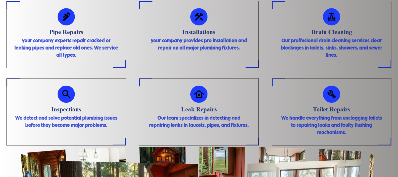 Digital products – Plumbing Company Website Template Source Code