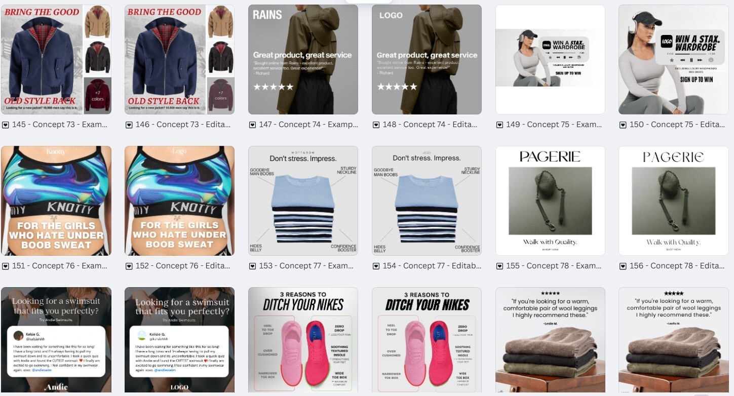 150 Professional Canva Fashion Ad Templates | Ready-to-Use Digital Designs***