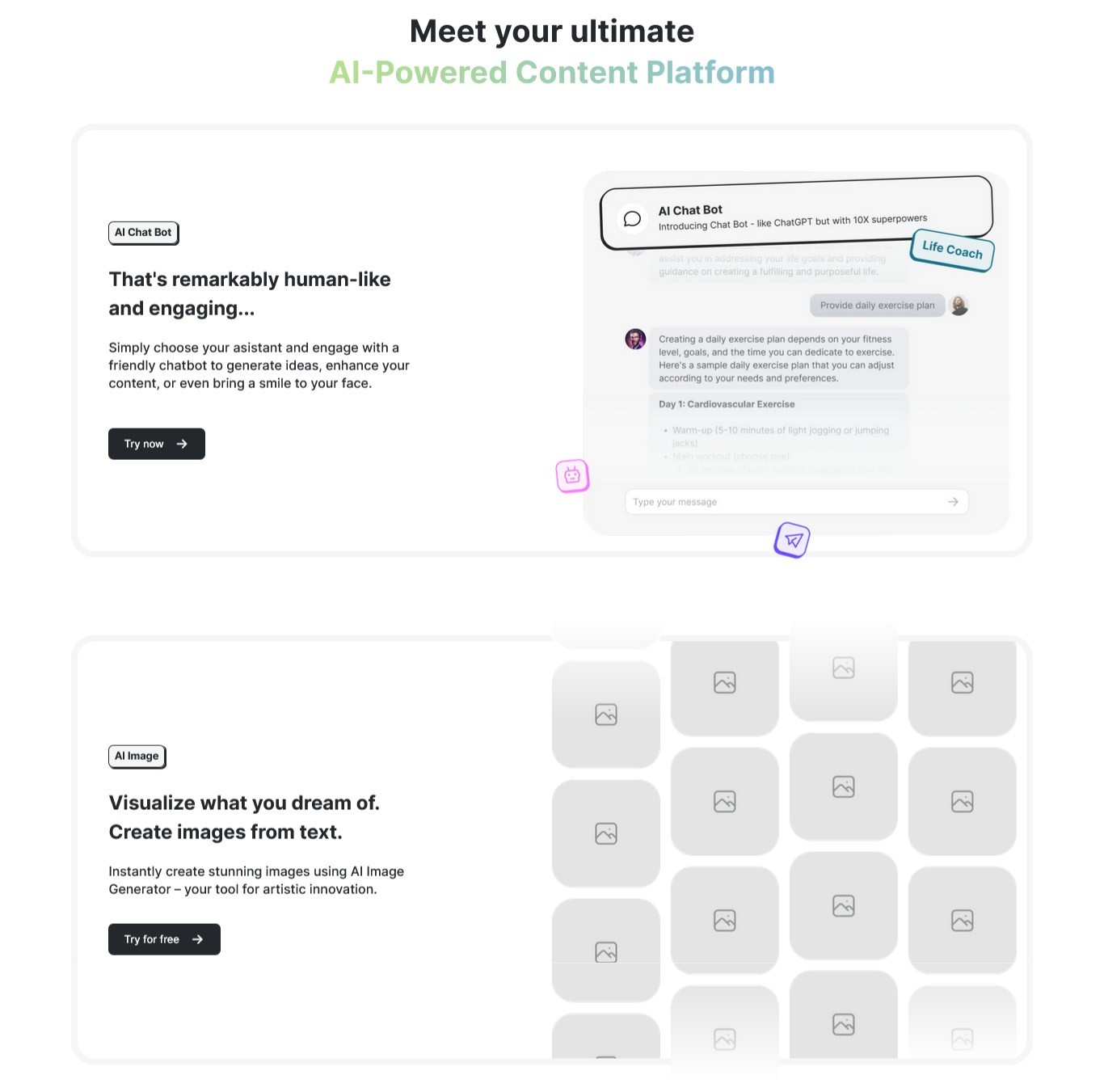 Abeela AI SaaS Platform | AI Chat, Image, Video, Voice, Content & Code Generator