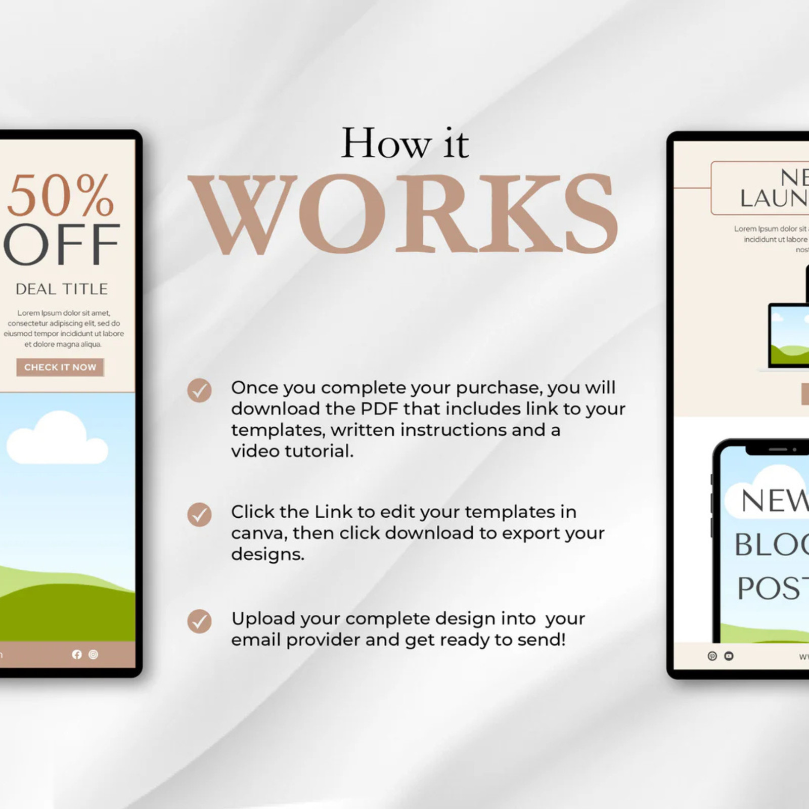 Ultimate Email Package: 300 High-Converting Email Canva Templates