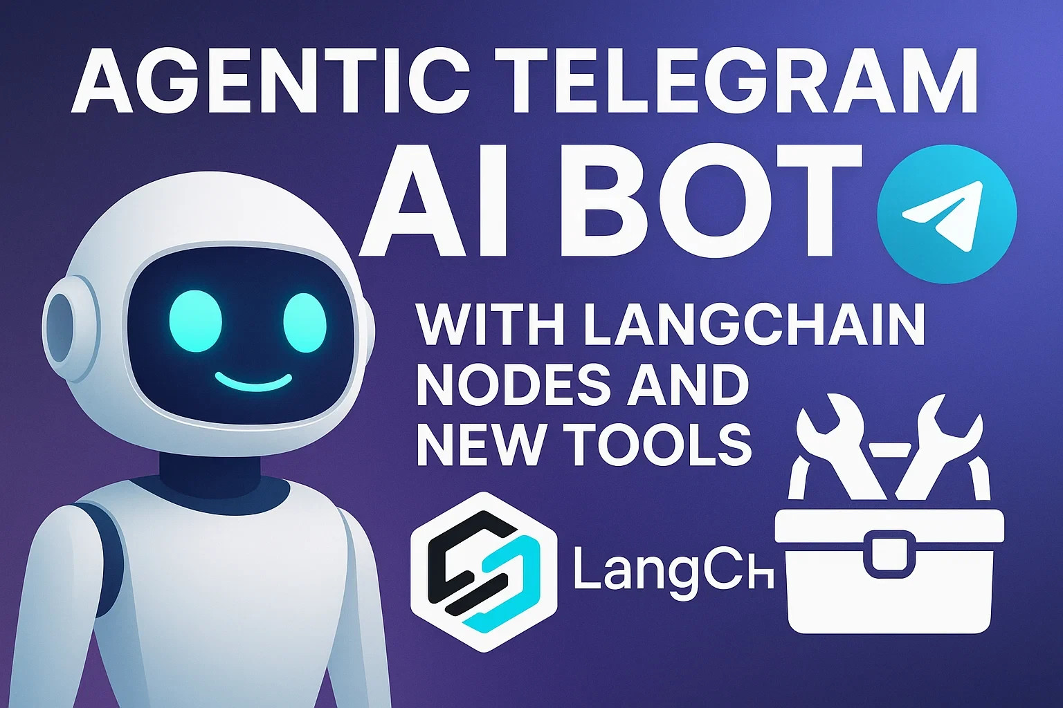 Agentic Telegram AI Bot | LangChain Nodes + Custom Tools | No-Code Automation