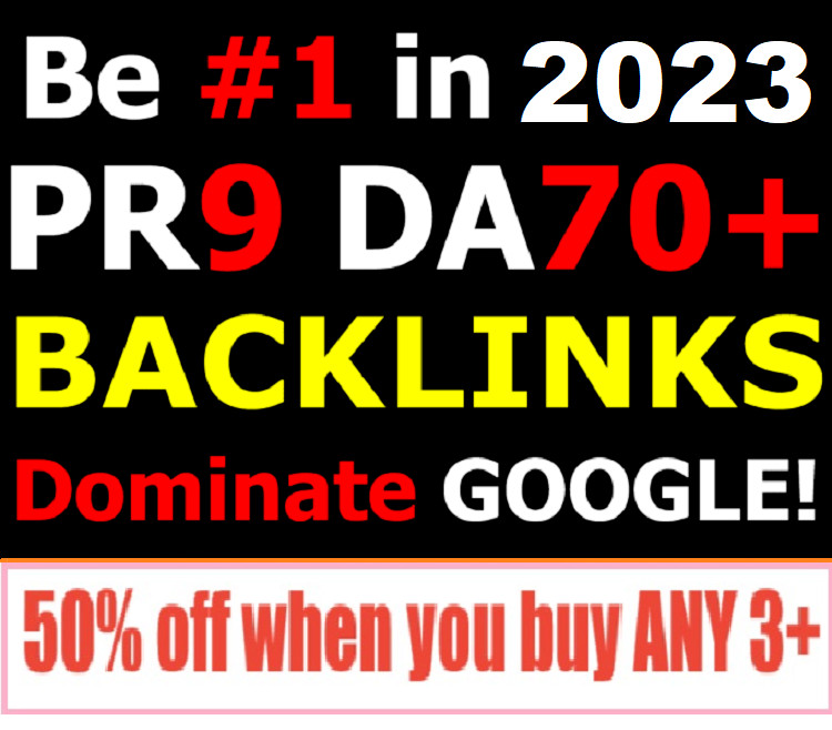 High DA (90 Plus) Dofollow backlinks, 100% white hat SEO link building