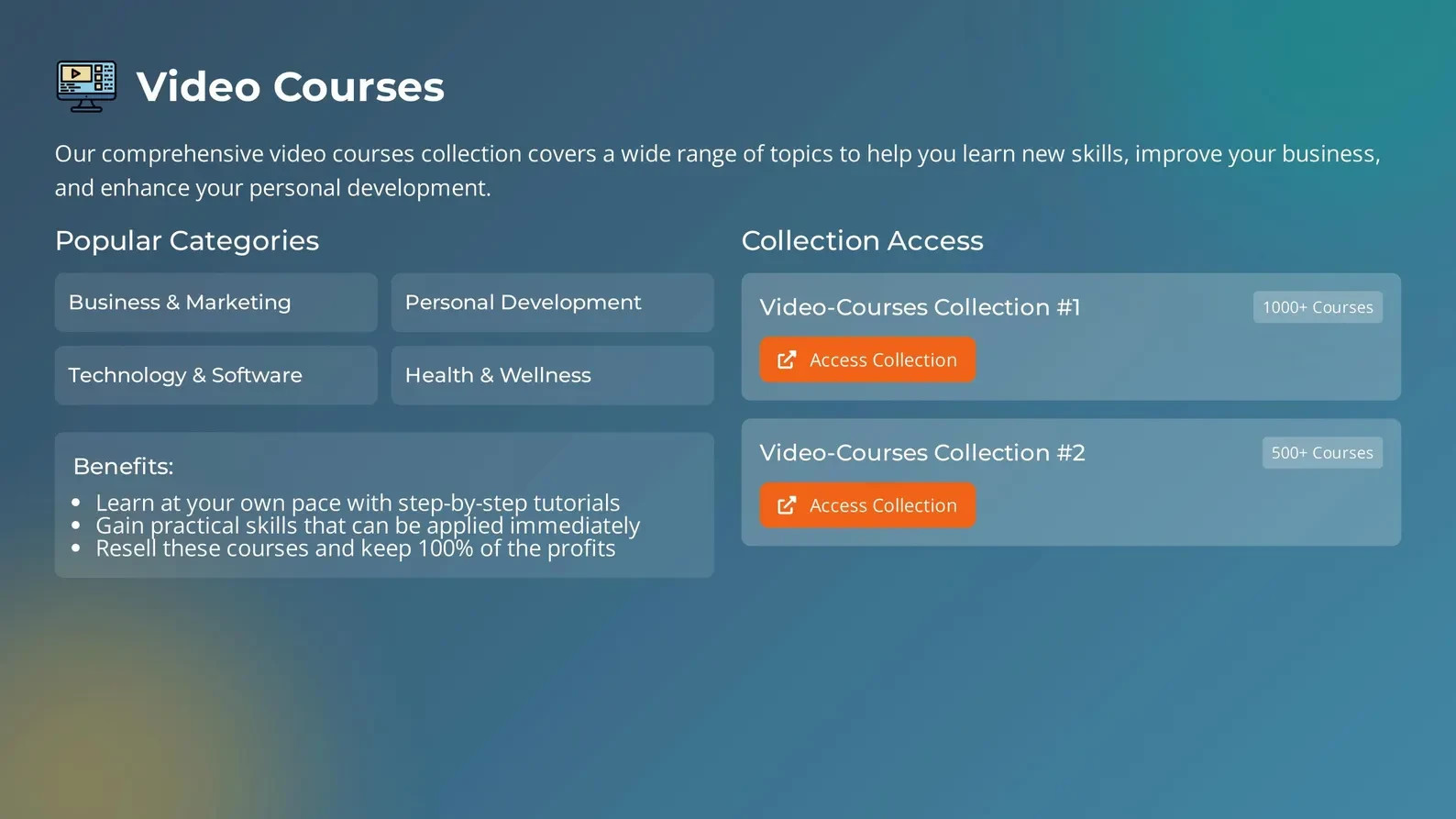 76,000 Digital Product Bundle with Reselling Rights