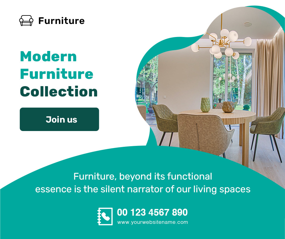 Modern Furniture Social Media Marketing Templates
