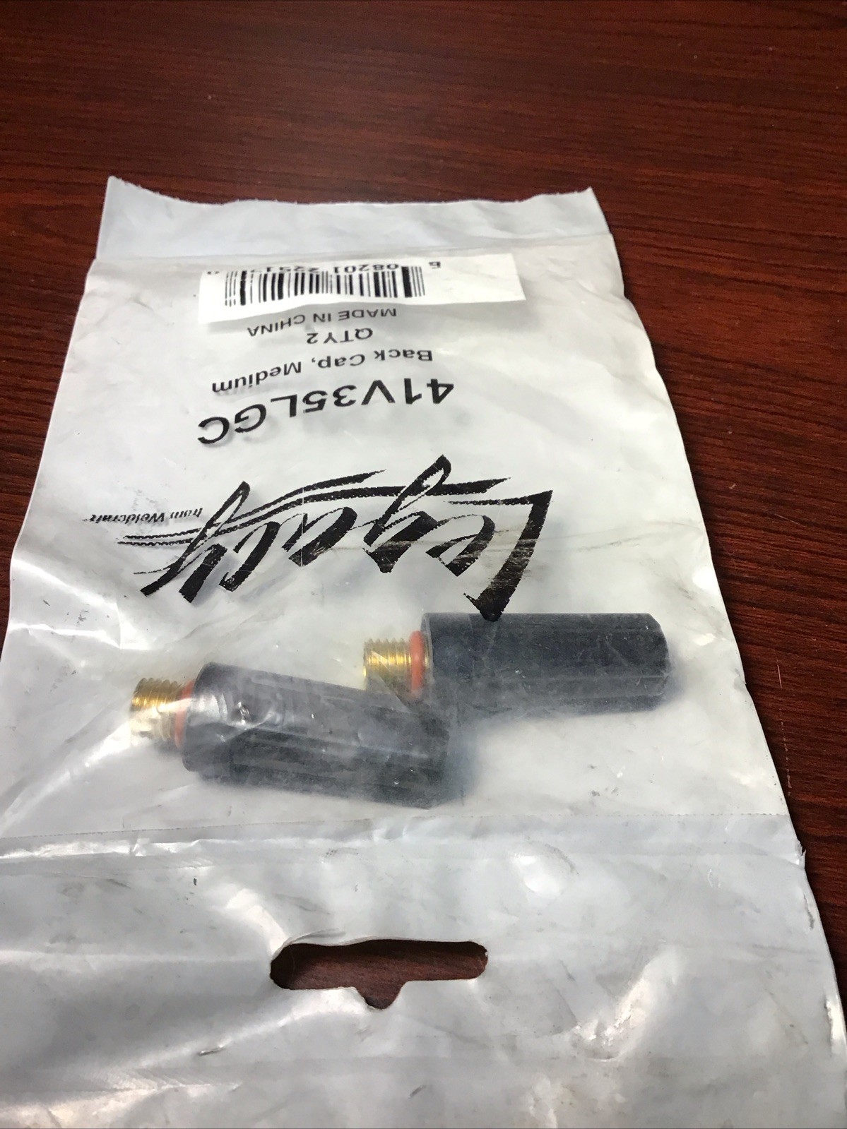 Legacy 41V35LGC Black Cap, Medium 2pk