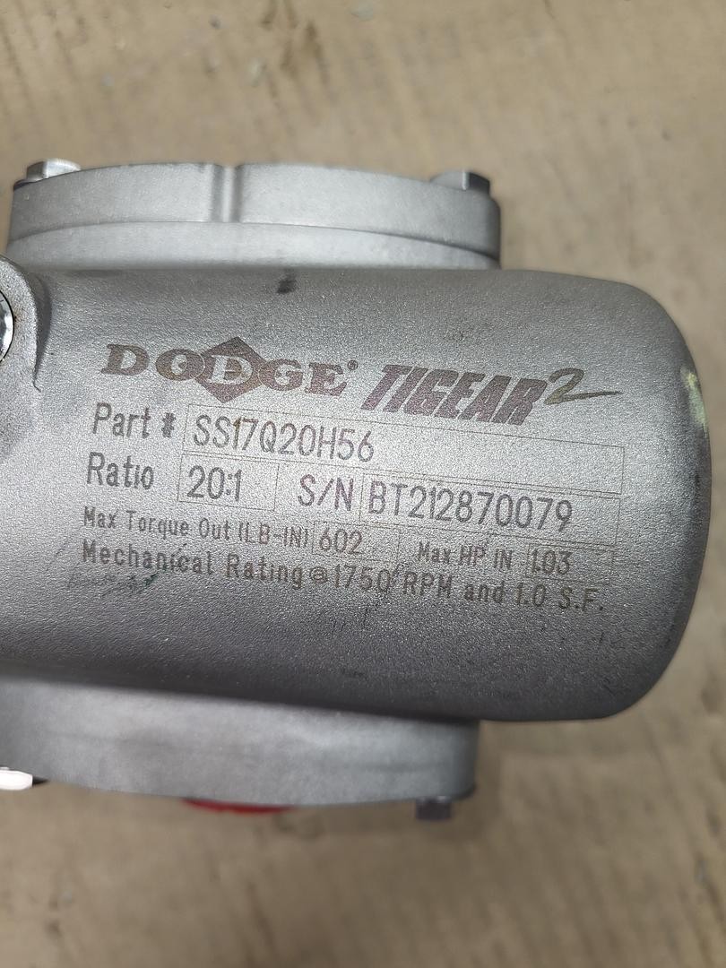 TIGEAR-2 STAINLESS HOUSING Right Angle Worm Gear Reducer SS17Q20H56 *NEW NO BOX*