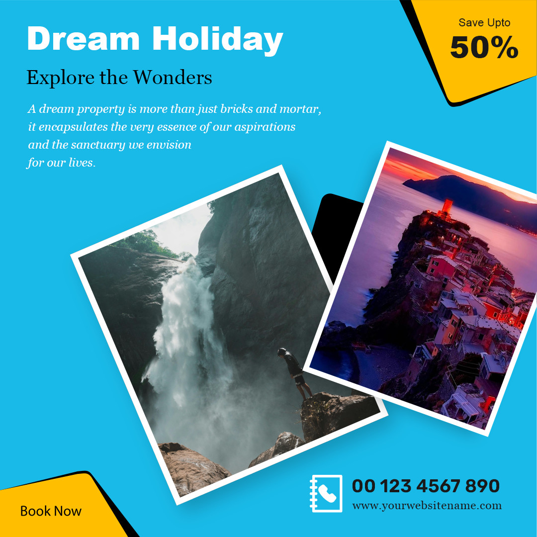 Dream Holidays Social Media Templates