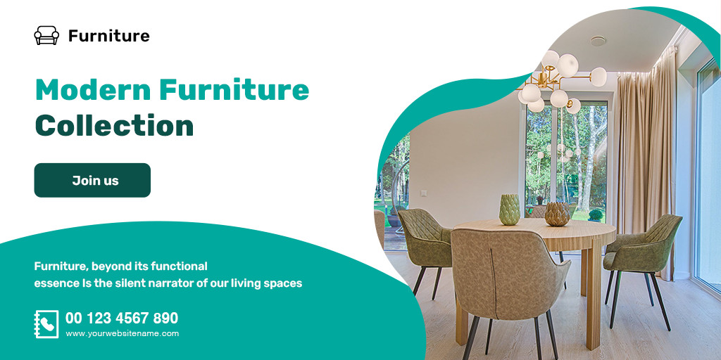Modern Furniture Social Media Marketing Templates