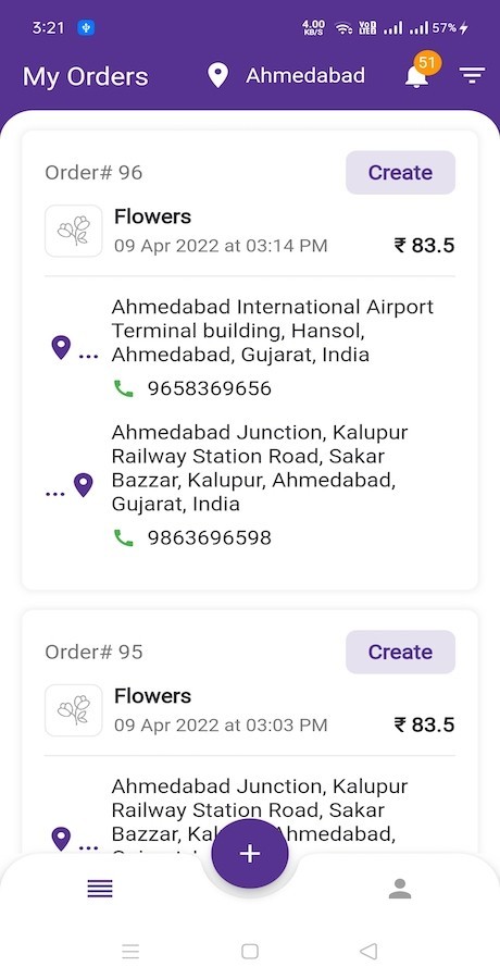 Drovia – On-Demand Delivery System Flutter App | Android + iOS | Admin Panel