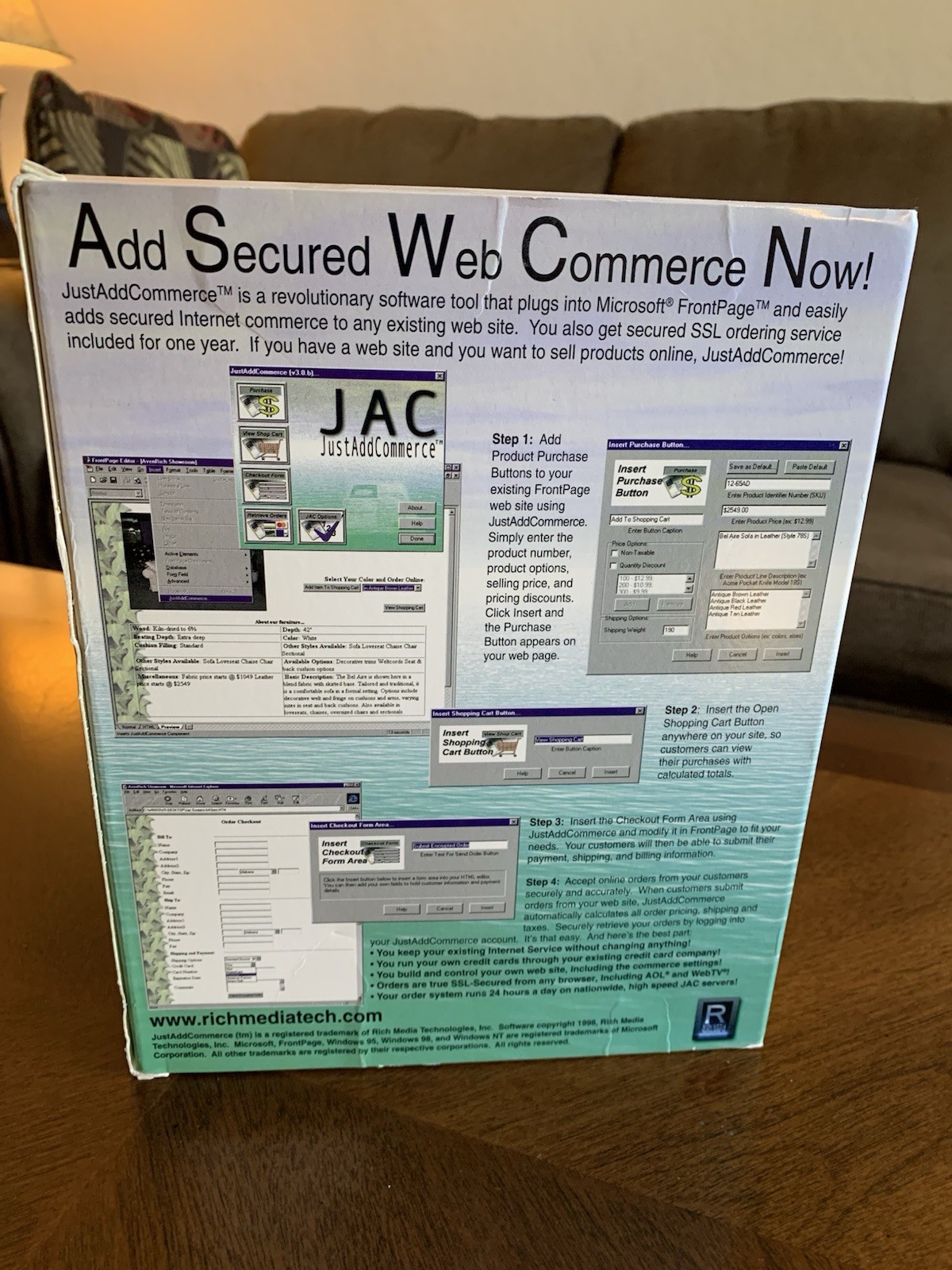 Just Add Commerce 4.0 – Shopping Cart Plugin for Microsoft FrontPage