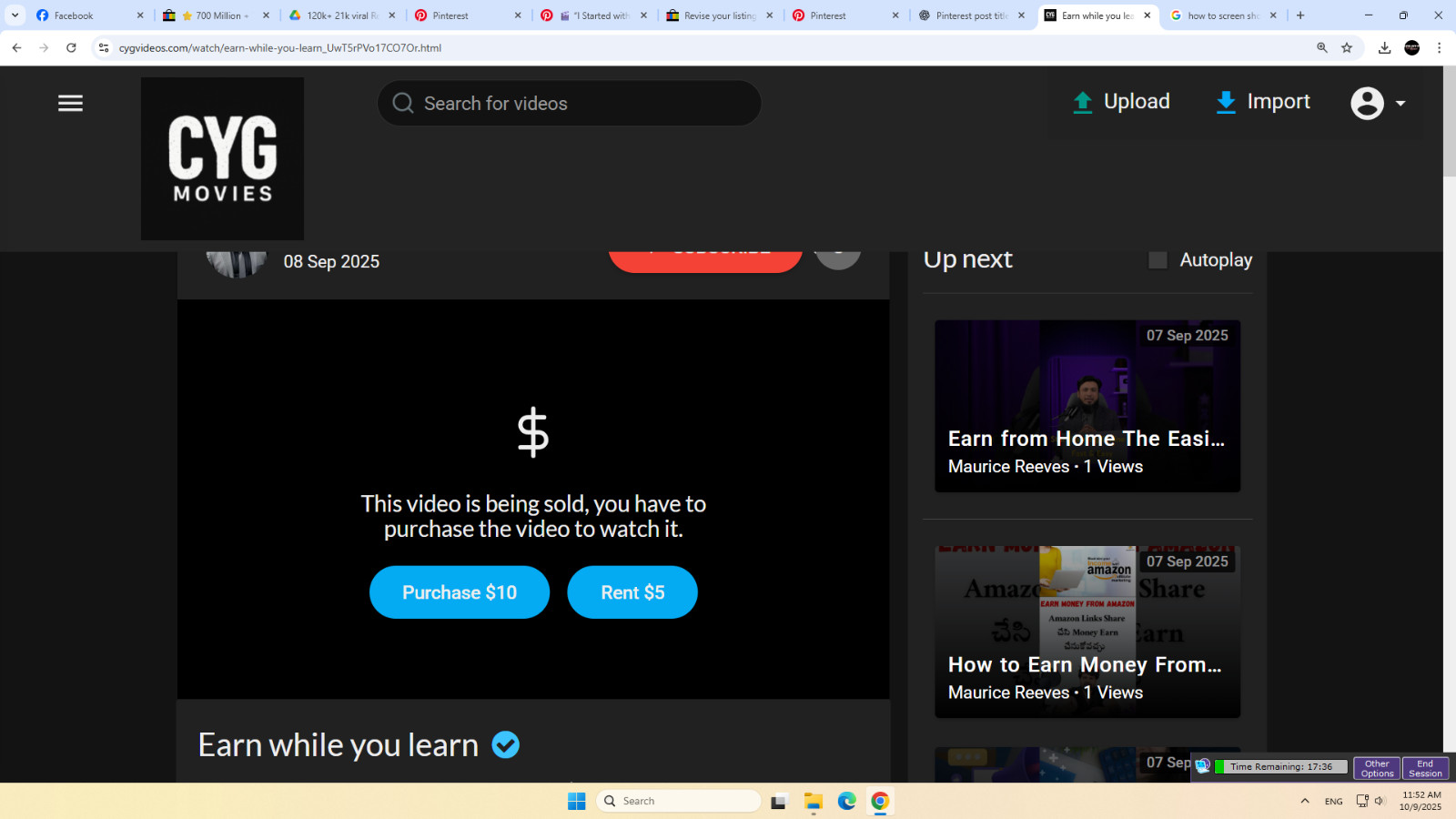 CYGVideos Creator Membership – Monetize Your Content & Earn 60% from Day One!