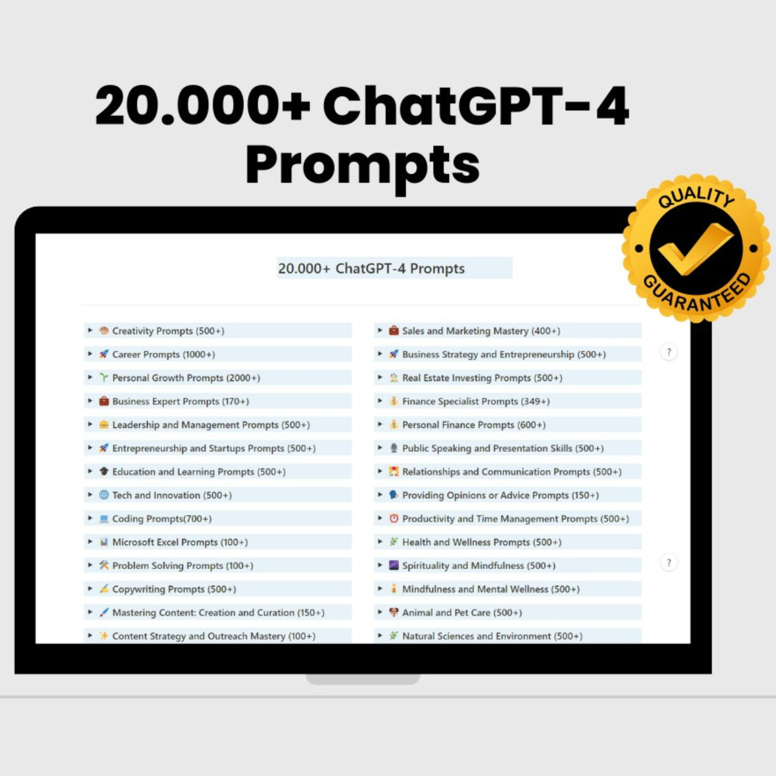 Ultimate ChatGPT Mastery Pack: 20,000+ Prompts for Every Need! Midjourney