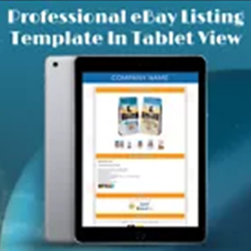 Template Listing eBay Mobile Responsive Design Professional 2019 HTTPS