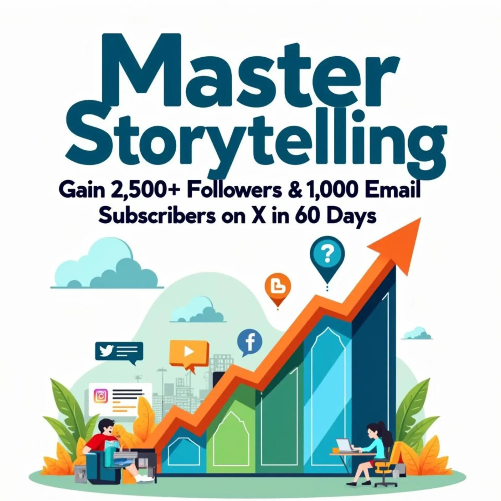Master Storytelling Guide: Gain 2,500+ Followers & 1,000+ Email Subscribers on X