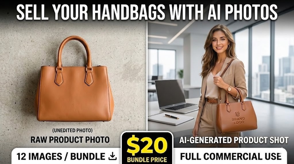 12 Premium AI Product Images | Professional E-Commerce Photoshoot | Fast Deliver