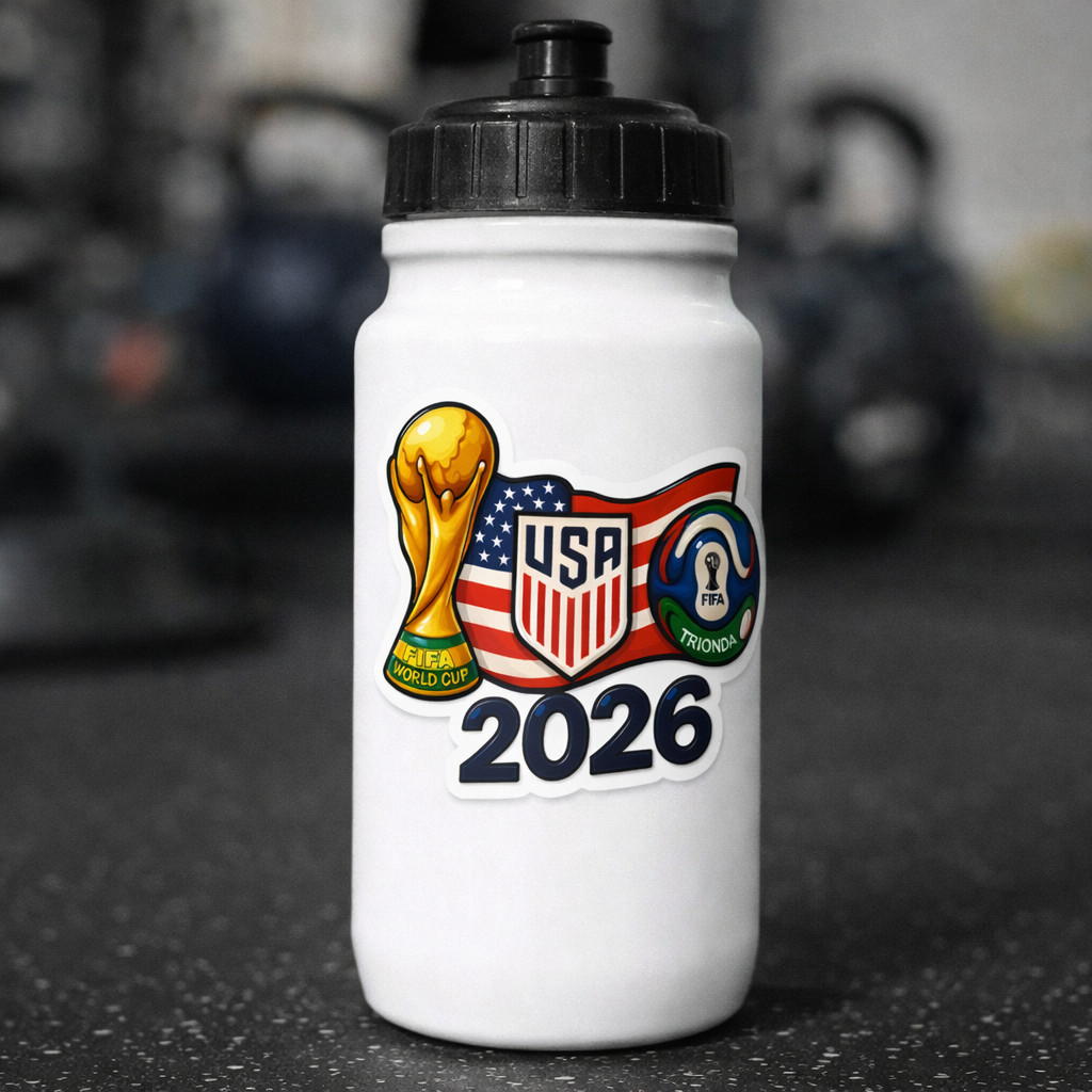 FIFA World Cup 2026 USA Stickers – Pack of 12 | High Quality Gloss Vinyl | 1.5”
