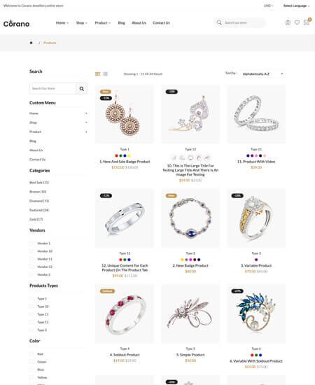 Jewelry Store Shopify Theme Elegant | Versatile | Fully OS 2.0 Compatible