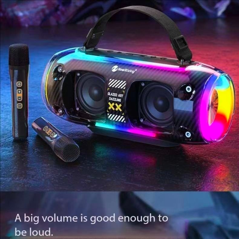 Singing microphone and speaker all-in-one microphone Bluetooth speaker