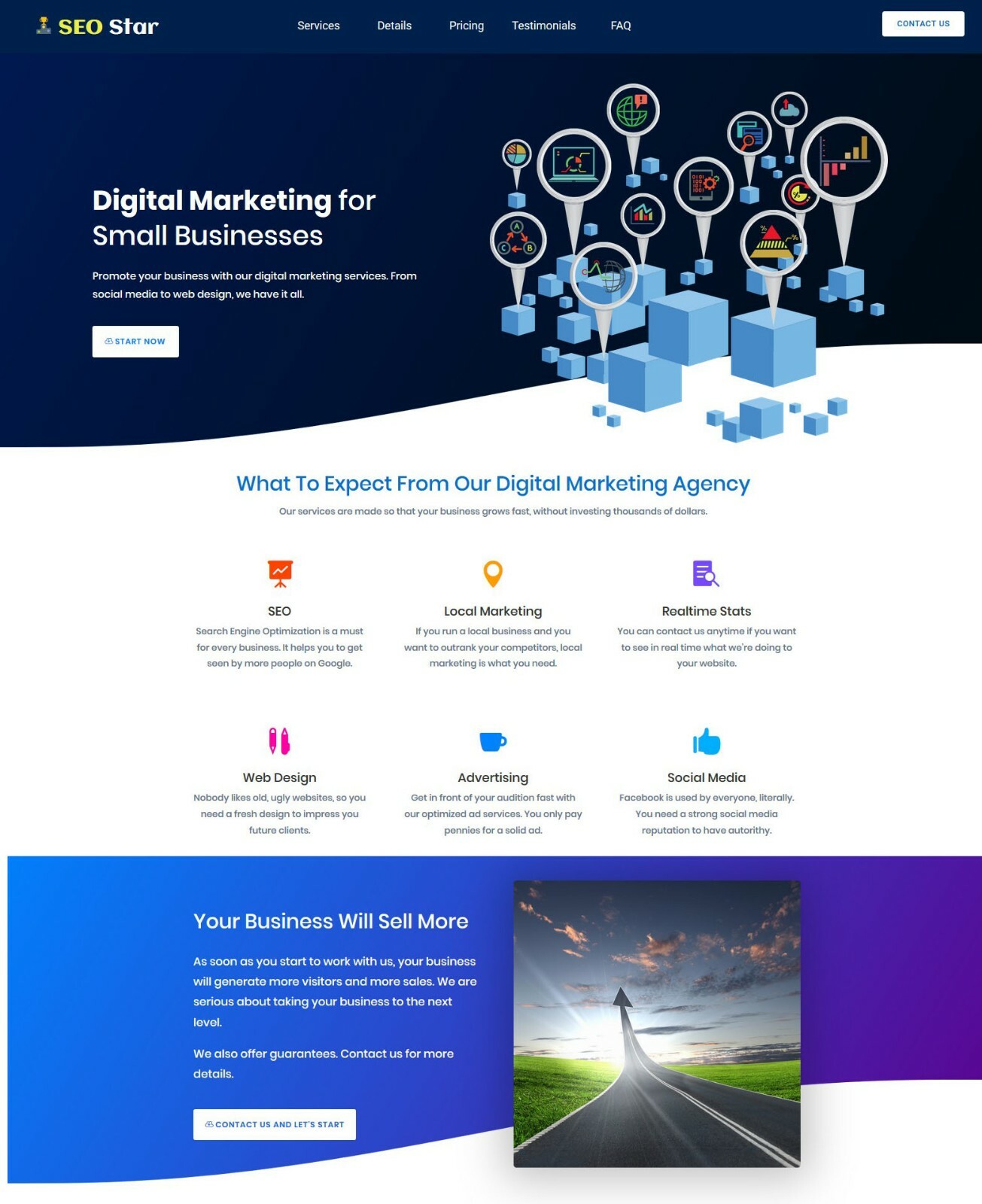 Website SEO Marketing Services Provider Website – Business In a Box