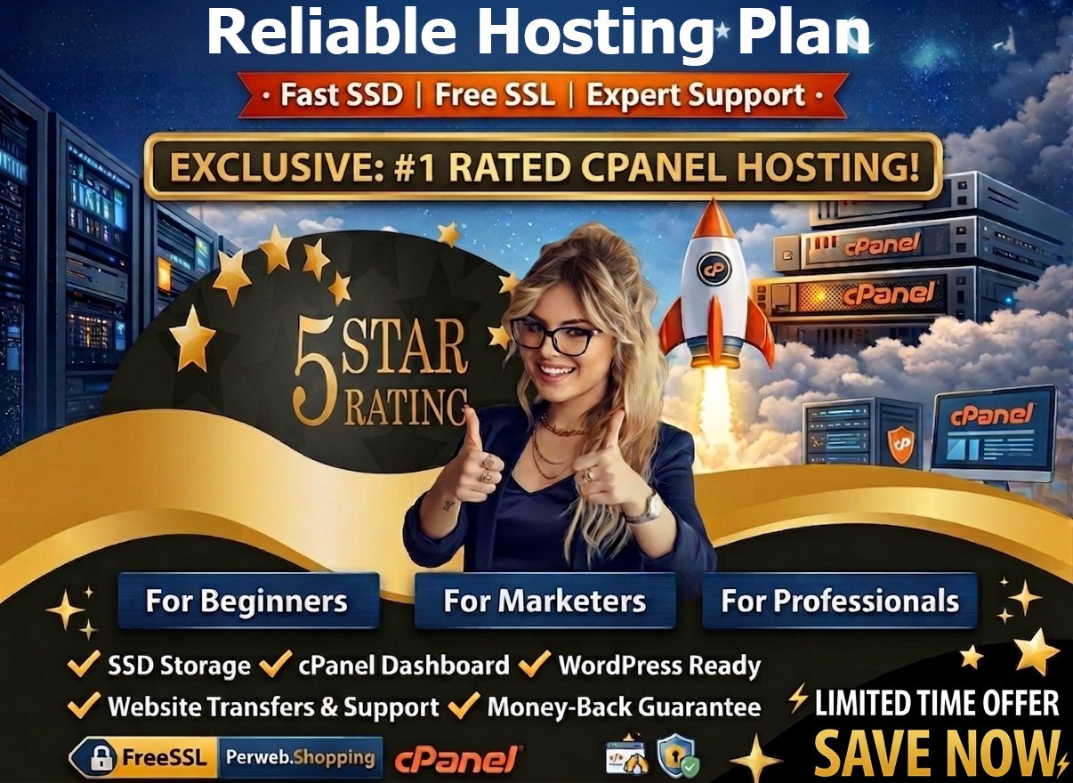Reliable Hosting Plan – ✅Unlimited SSD + Websites | Super Fast | Just $14.99/Yr