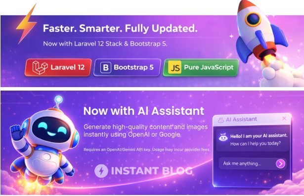 Fast & Simple AI powered Magazine or Blog with 1 FREE Month of Hosting Included