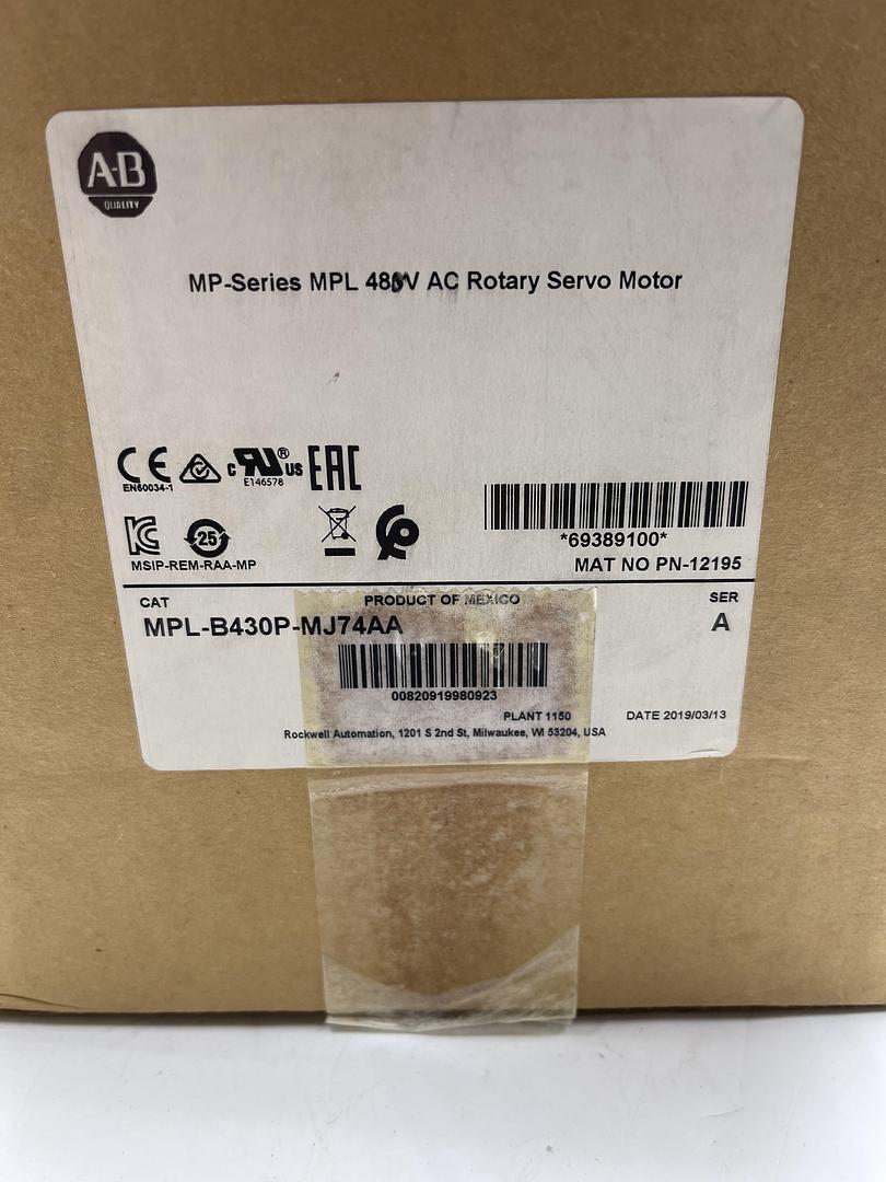 Allen-Bradley MPL-B430P-MJ74AA Ser A